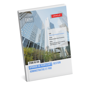 Grâce à l'expertise de Business At Work, découvrez comment notre client, une institution financière européenne, a réussi son upgrade d'Oracle PeopleSoft, en migrant vers la version 9.2 et optimisant ses processus RH (ressources humaines) et de paie. Notre étude de cas est disponible dès maintenant et gratuitement.